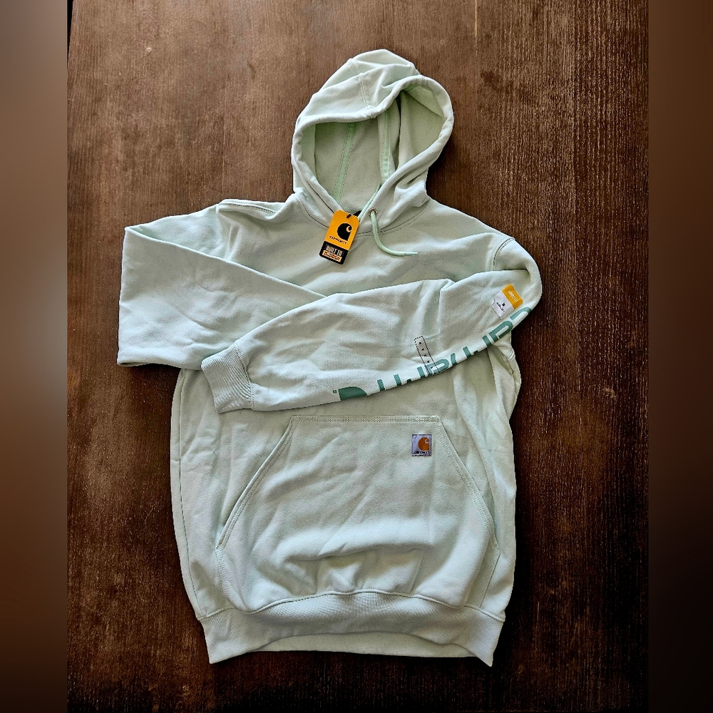 Carhartt Men's Light Green Hoodie